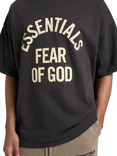 Fear of God Essentials Men's Campus 90s Oversized T-Shirt - Faded Black - Size Medium | Thumbnail 6 Fear of God Essentials Men's Campus 90s Oversized T-Shirt - Faded Black - Size Medium | Thumbnail 6