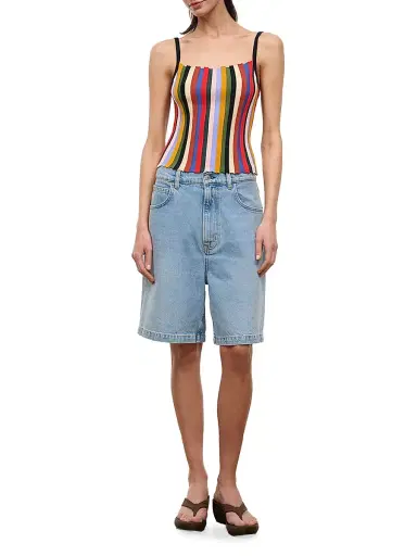 Staud Women's Skye Striped Tank | Thumbnail 2 Staud Women's Skye Striped Tank | Thumbnail 2