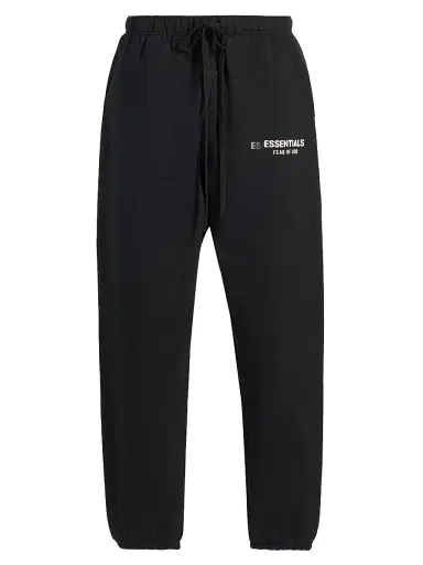 Fear of God Essentials Men's Classic Fleece Jogger Sweatpants - Vintage Black | Thumbnail 1