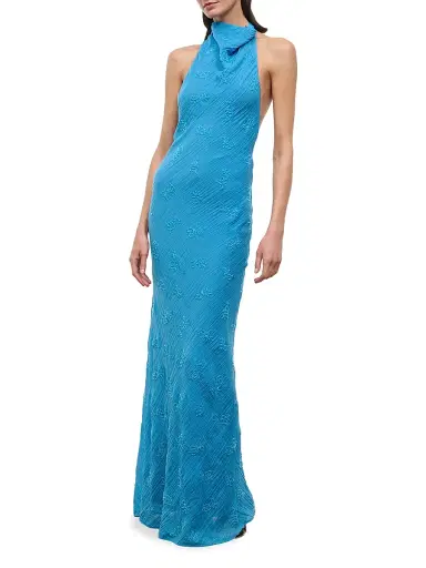 Staud Women's Roselle Beaded Draped Gown | Thumbnail 2 Staud Women's Roselle Beaded Draped Gown | Thumbnail 2