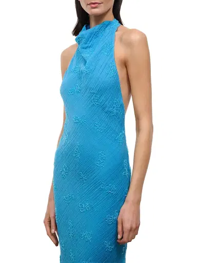 Staud Women's Roselle Beaded Draped Gown - Pacific - Size XL | Thumbnail 5 Staud Women's Roselle Beaded Draped Gown - Pacific - Size XL | Thumbnail 5