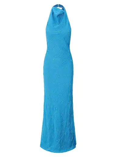 Staud Women's Roselle Beaded Draped Gown | Thumbnail 1 Staud Women's Roselle Beaded Draped Gown | Thumbnail 1