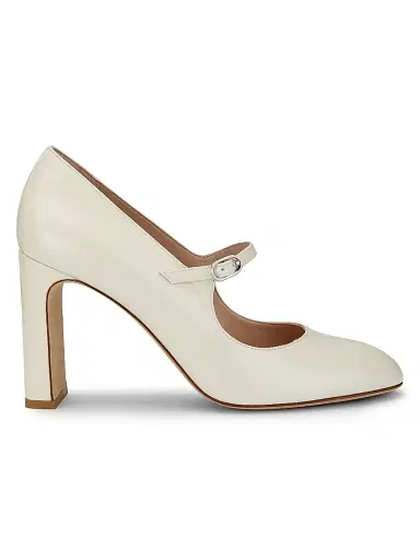 Stuart Weitzman Women's Babette 85MM Patent Leather Mary Janes | Thumbnail 1 Stuart Weitzman Women's Babette 85MM Patent Leather Mary Janes | Thumbnail 1