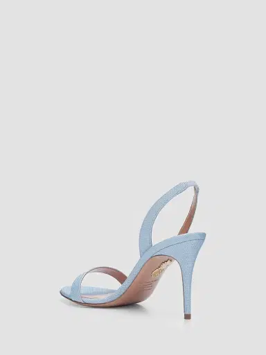 Aquazzura Women's So Nude 85MM Slingback Sandals | Thumbnail 2