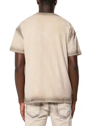 Purple Brand Men's Logo Textured Cotton Jersey T-Shirt - Khaki - Size XXL | Thumbnail 2 Purple Brand Men's Logo Textured Cotton Jersey T-Shirt - Khaki - Size XXL | Thumbnail 2