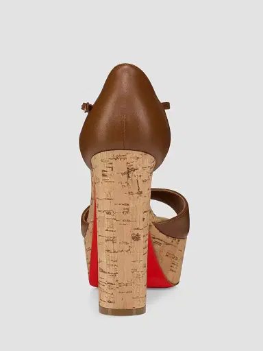Christian Louboutin Women's Sandaloo 130MM Leather Heels | Thumbnail 3 Christian Louboutin Women's Sandaloo 130MM Leather Heels | Thumbnail 3
