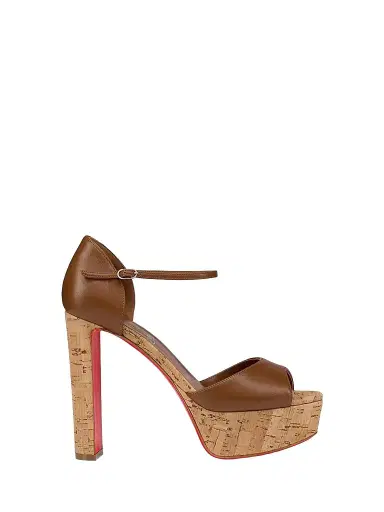 Christian Louboutin Women's Sandaloo 130MM Leather Heels | Thumbnail 1 Christian Louboutin Women's Sandaloo 130MM Leather Heels | Thumbnail 1