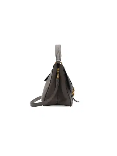 Burberry Women's Small Rider Suede Top Handle Bag | Thumbnail 2