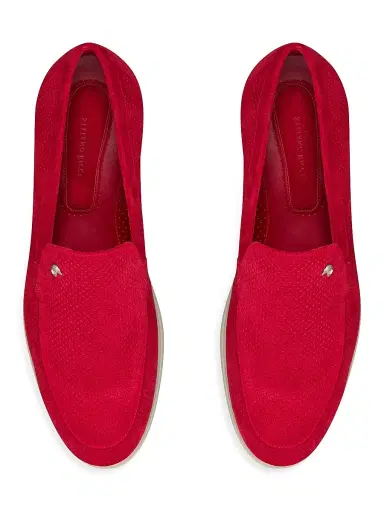 Stefano Ricci Men's Suede Loafers - Red - Size 6 | Thumbnail 3
