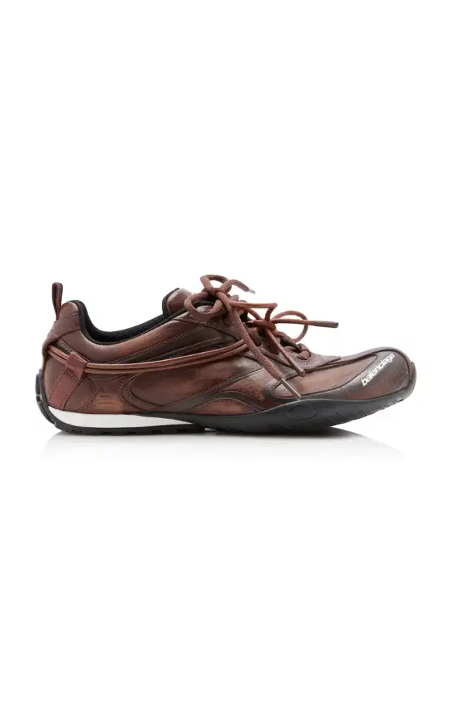 Balenciaga Radar Leather Sneakers