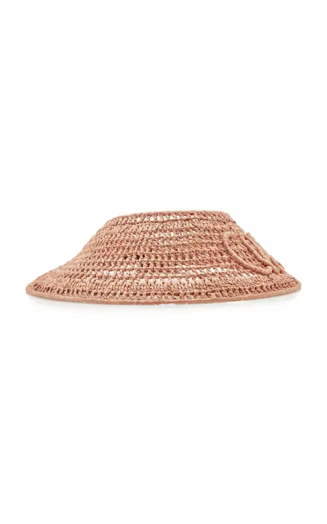 Chloé Woven Raffia Visor