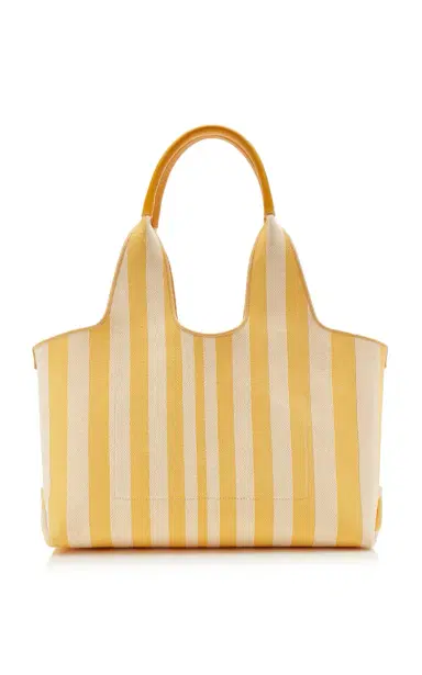 Chloé Striped Jacquard Tote Bag | Thumbnail 5