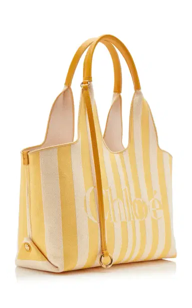 Chloé Striped Jacquard Tote Bag | Thumbnail 1