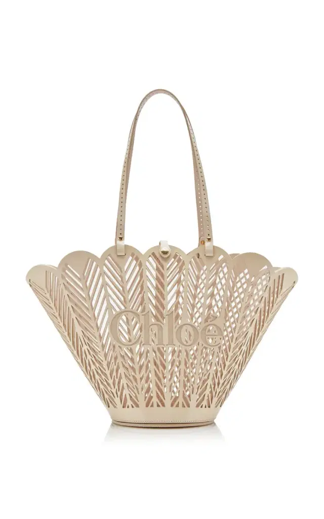 Chloé Soleil Patent Leather Tote Bag