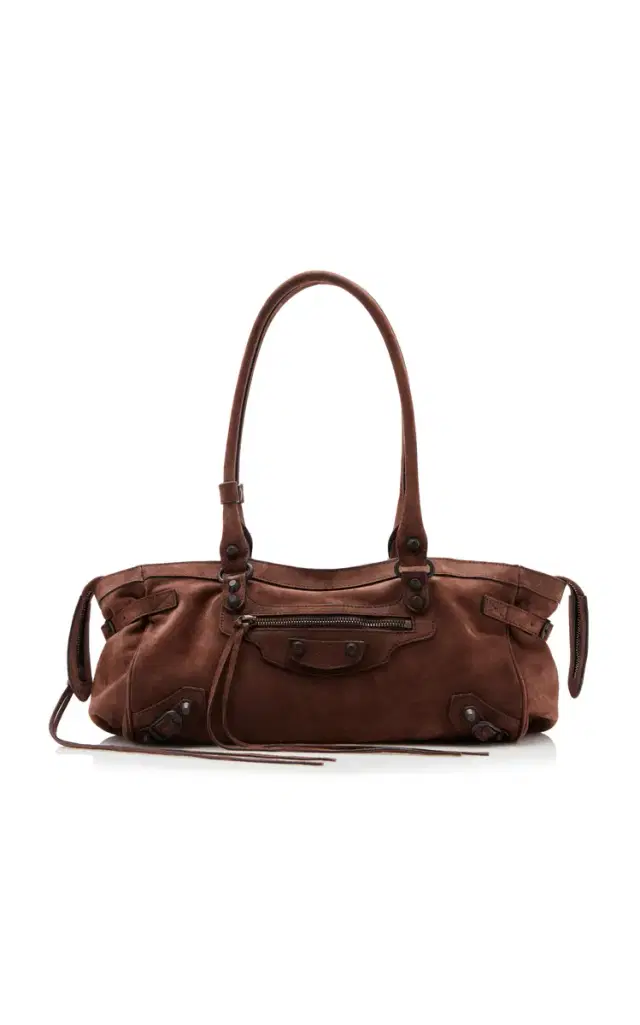 Balenciaga Le City East/West Suede Bag