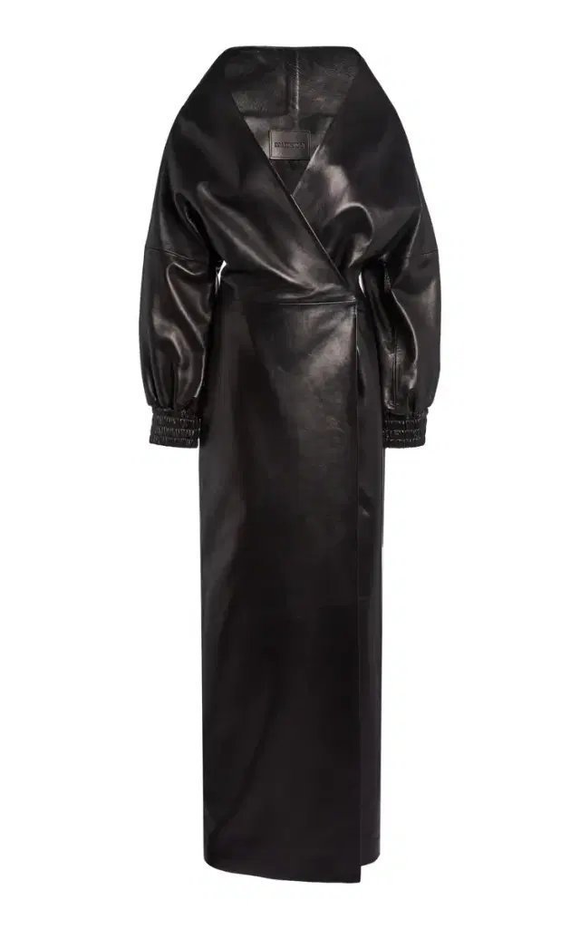Leather Wrap Dress Leather Wrap Dress