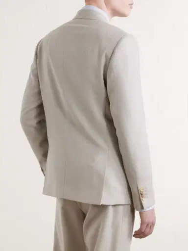 MR P. Double-Breasted Wool-Hopsack Suit Jacket - Men | Thumbnail 4