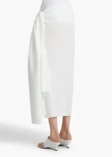 Khaite Shay Skirt In Chalk | Thumbnail 4 Khaite Shay Skirt In Chalk | Thumbnail 4