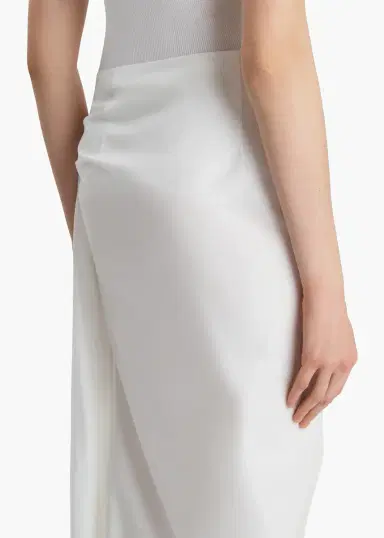 Khaite Shay Skirt In Chalk | Thumbnail 6 Khaite Shay Skirt In Chalk | Thumbnail 6