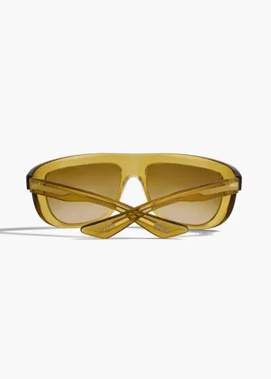Khaite Khaite X Oliver Peoples 1974C In Dark Honey And Amaretto Gradient | Thumbnail 2