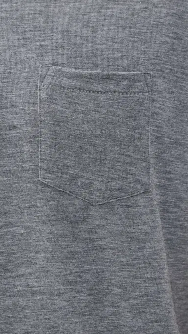 Tommy John econd kin leep Pocket Tee Medium Grey Heather | Thumbnail 6 Tommy John econd kin leep Pocket Tee Medium Grey Heather | Thumbnail 6