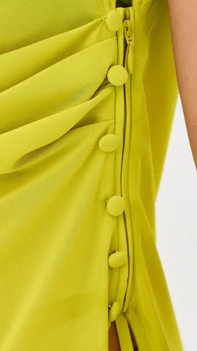 Staud Astaire Coverup Dress Citron M | Thumbnail 6