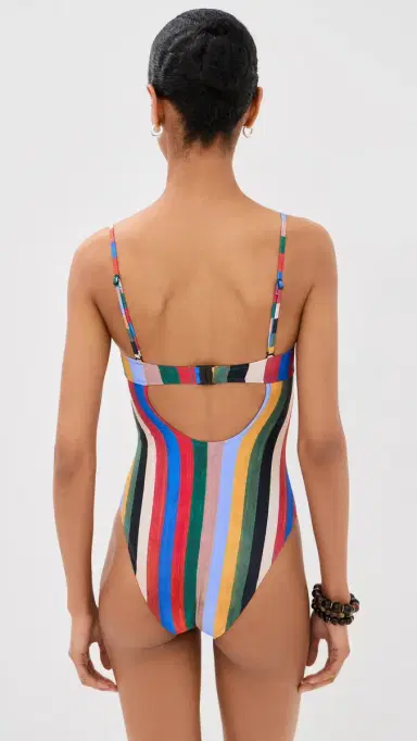 Staud Maeve One Piece Artist Stripe S | Thumbnail 4