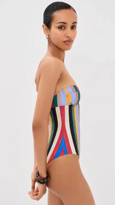 Staud Maeve One Piece Artist Stripe S | Thumbnail 5