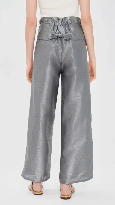 CHAN LUU Techno Dupioni Straight Leg Pants | Thumbnail 3 CHAN LUU Techno Dupioni Straight Leg Pants | Thumbnail 3