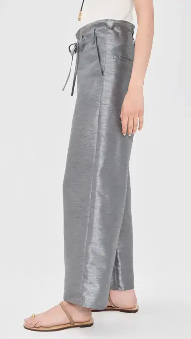 CHAN LUU Techno Dupioni Straight Leg Pants | Thumbnail 4 CHAN LUU Techno Dupioni Straight Leg Pants | Thumbnail 4