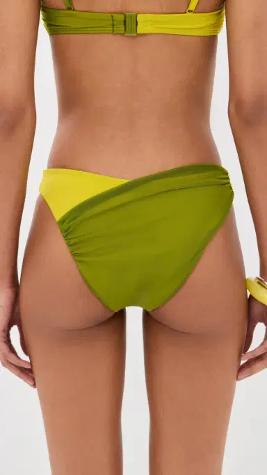 STAUD Emsley Bikini Bottoms Citron/Pesto | Thumbnail 3