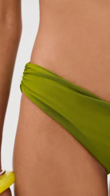 STAUD Emsley Bikini Bottoms Citron/Pesto | Thumbnail 5