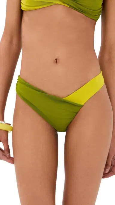 STAUD Emsley Bikini Bottoms Citron/Pesto | Thumbnail 6
