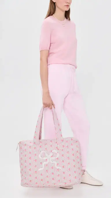 LoveShackFancy Aja Tote Bag Lady Blossom | Thumbnail 3 LoveShackFancy Aja Tote Bag Lady Blossom | Thumbnail 3