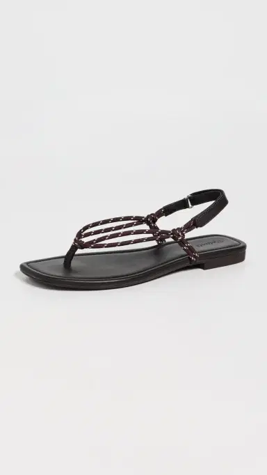 Madewell Aliyah Paracord Sandals Dark Carob | Thumbnail 2