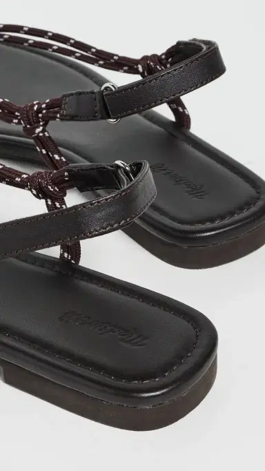 Madewell Aliyah Paracord Sandals Dark Carob | Thumbnail 4