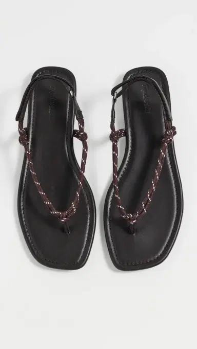 Madewell Aliyah Paracord Sandals Dark Carob | Thumbnail 5
