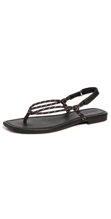 Madewell Aliyah Paracord Sandals Dark Carob | Thumbnail 1