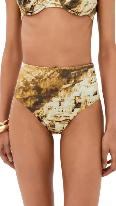 Staud Jonnie High Rise Bikini Bottoms Cliffside S | Thumbnail 6