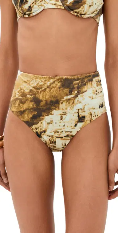 Staud Jonnie High Rise Bikini Bottoms Cliffside S | Thumbnail 1