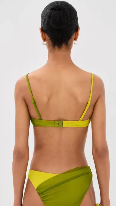 STAUD a Mer Bikini Top Citron/Pesto | Thumbnail 3