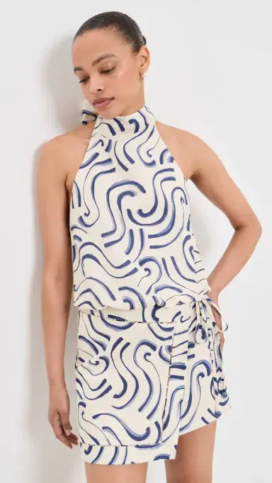 Alexis irenza Dress Blue Wave | Thumbnail 2 Alexis irenza Dress Blue Wave | Thumbnail 2