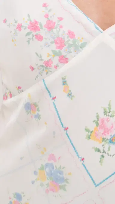 LoveShackFancy Castilla Silk Dress | Thumbnail 6 LoveShackFancy Castilla Silk Dress | Thumbnail 6