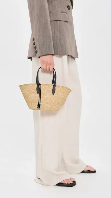 Hunting Season The Small Trapeze Basket Taupe/Black One Size | Thumbnail 3