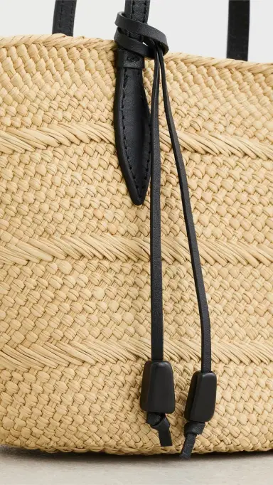 Hunting Season The Small Trapeze Basket Taupe/Black One Size | Thumbnail 5