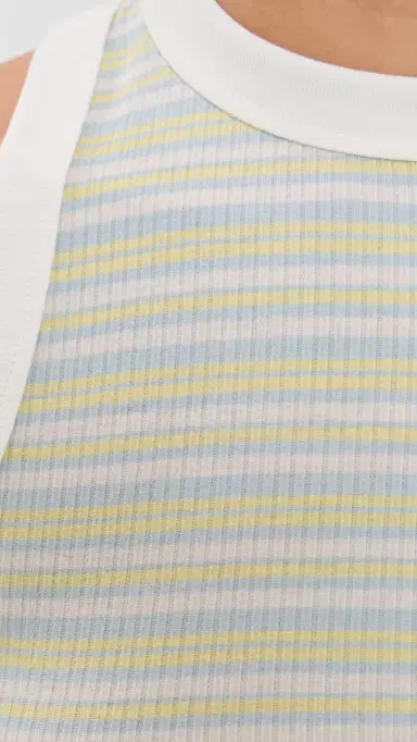 DAZE Astra Racerback Tank Lemon Stripe S | Thumbnail 6