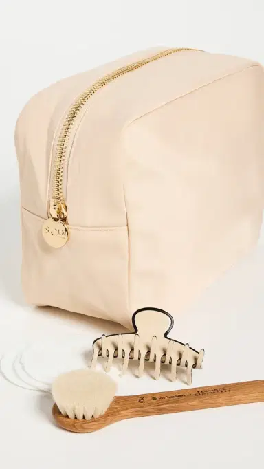Stoney Clover Lane Classic Large Pouch Sand One Size | Thumbnail 4