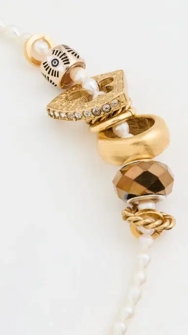 Elizabeth Cole Ines Necklace Pearl One Size | Thumbnail 4