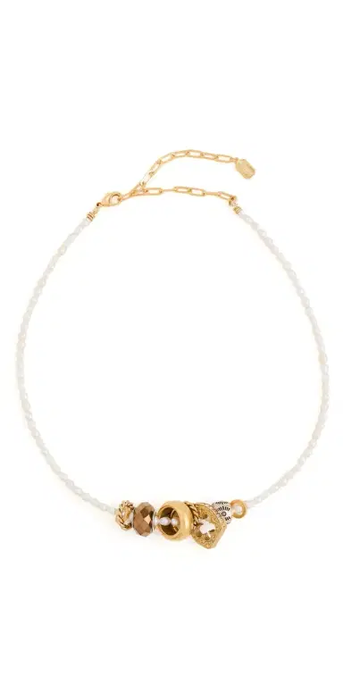 Elizabeth Cole Ines Necklace Pearl One Size | Thumbnail 1