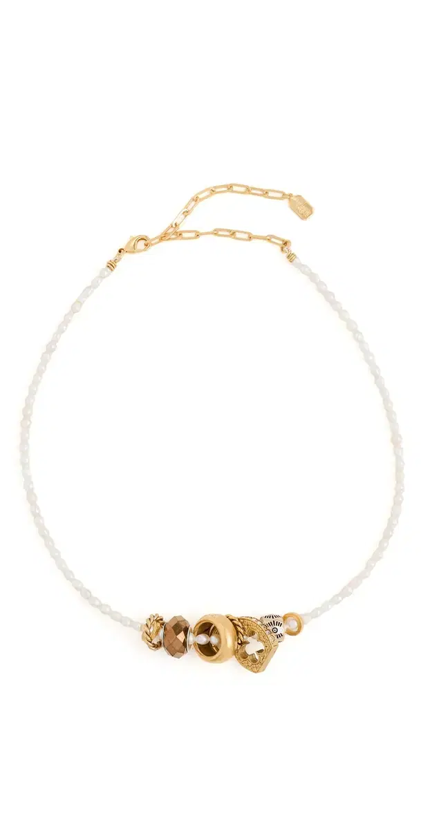 Elizabeth Cole Ines Necklace Pearl One Size
